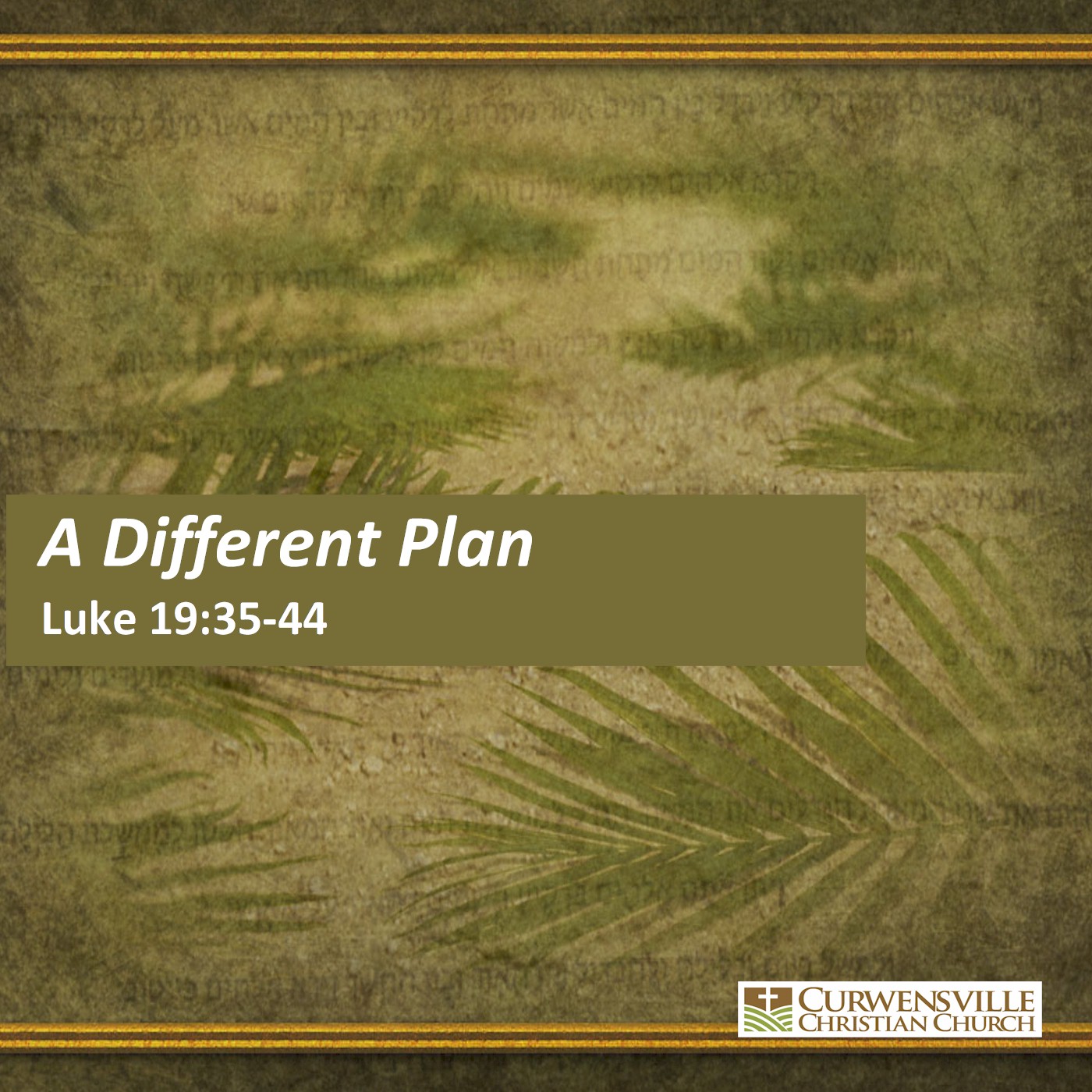 Palm Sunday – A Different Plan episode artwork